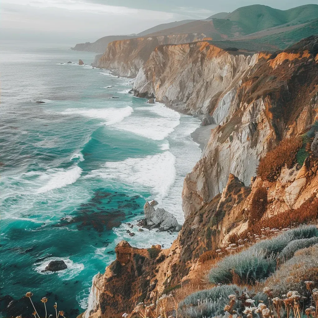 Big Sur Coastal Cliffs - Image 2