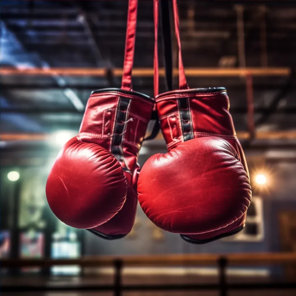 boxing gloves in ring - Image 4