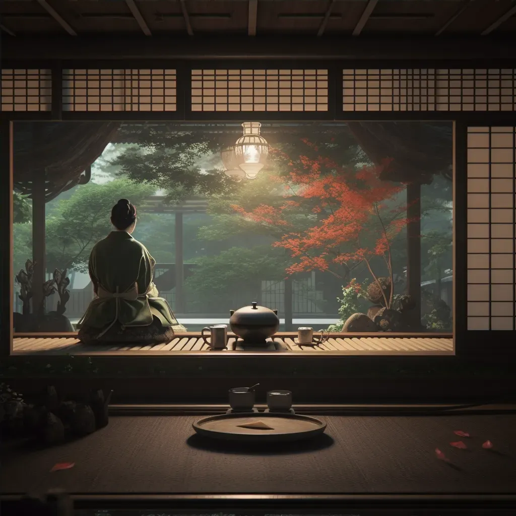 Tranquil Reflections: A Glimpse of Japanese Tea Ceremony