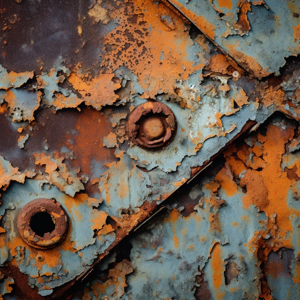 close-up of rusty metal - Image 3