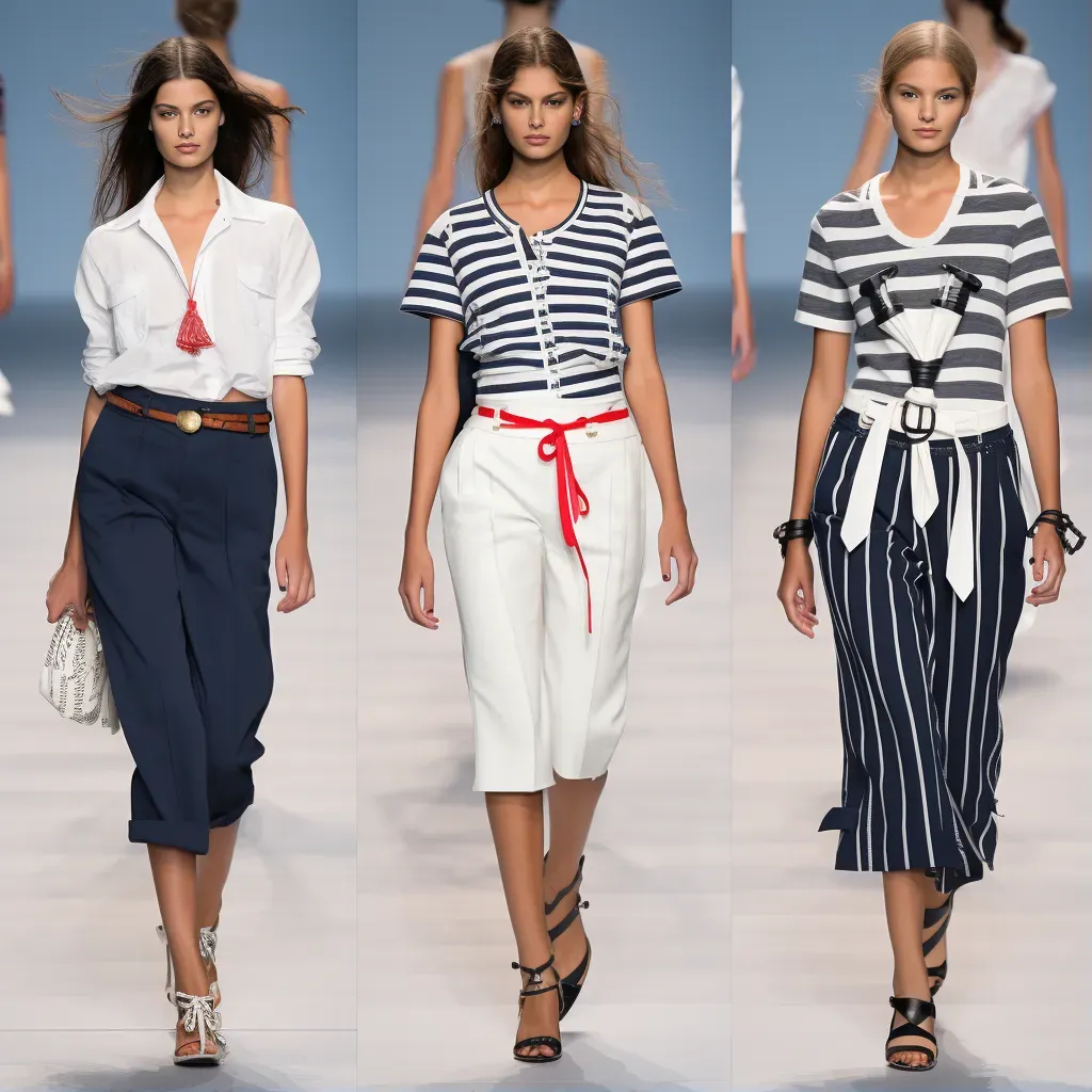 Nautical Maritime Fashion Runway