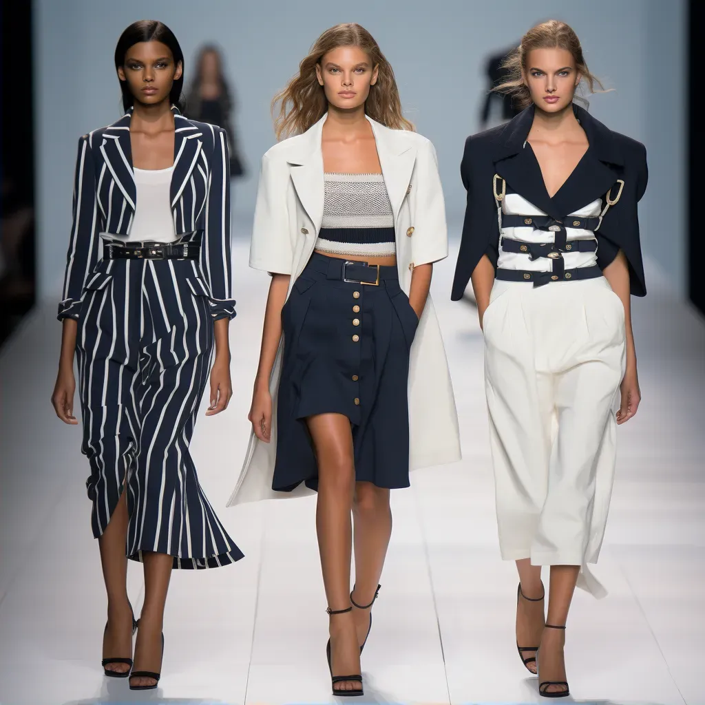 Nautical maritime fashion runway scene - Image 2