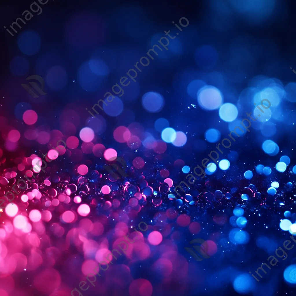 Fuchsia gradient transitioning to blue with star-shaped bokeh effects - Image 4