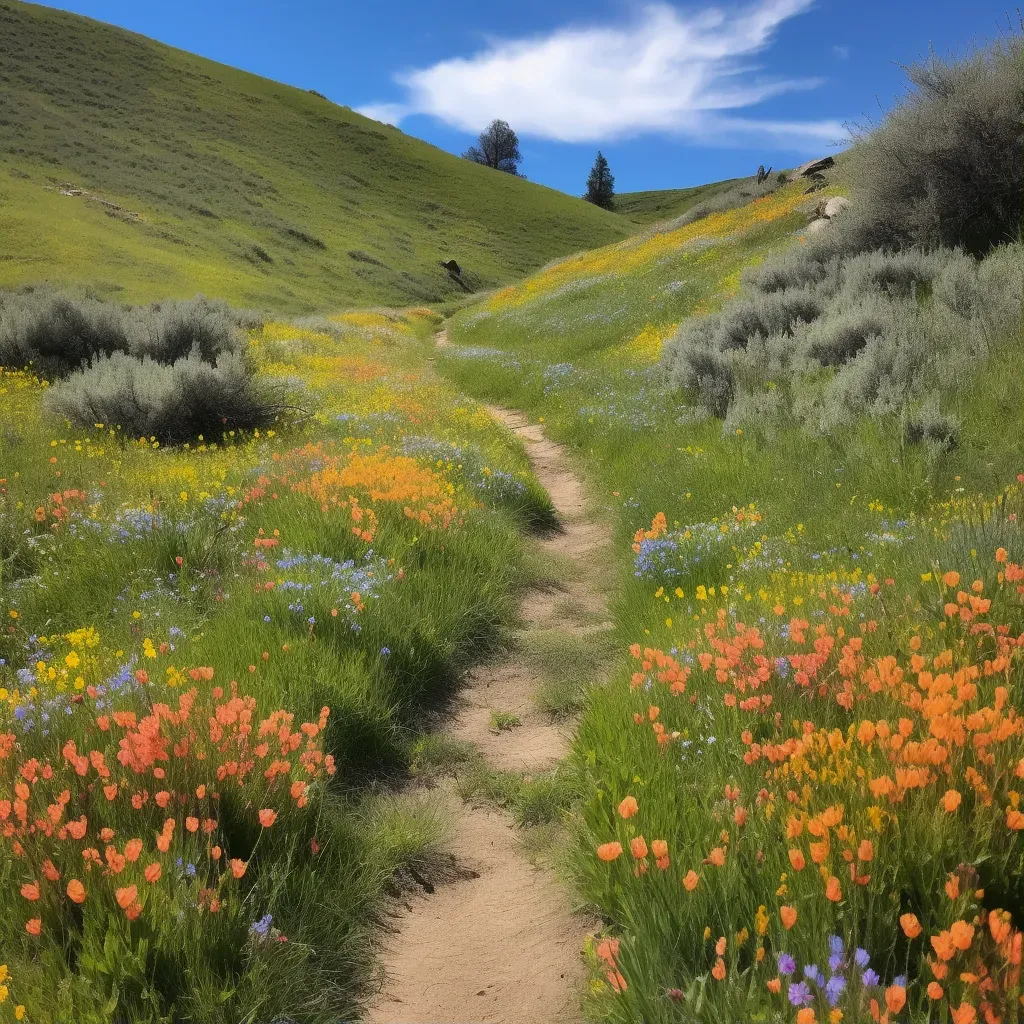 Wildflower hike meadow - Image 1