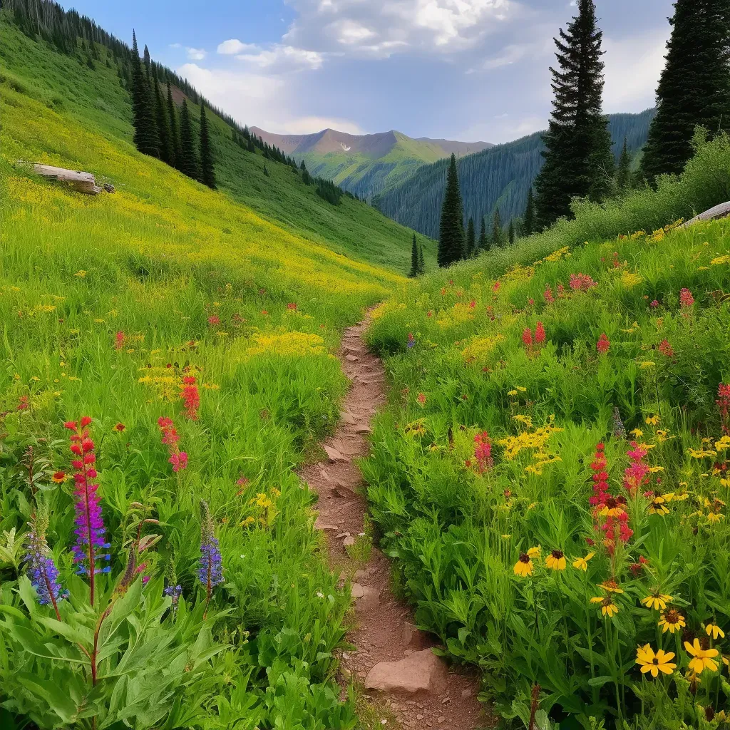 Wildflower hike meadow - Image 2