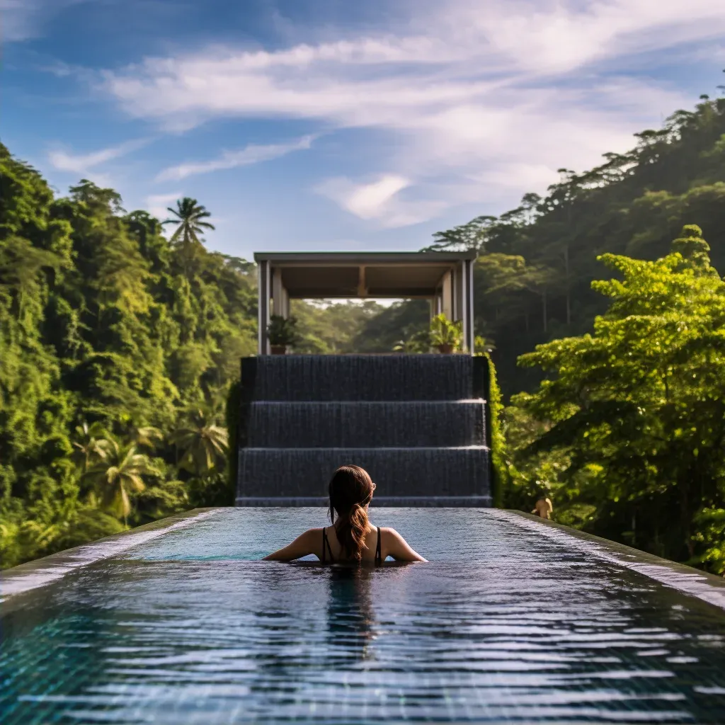 Infinity pool waterfall - Image 2