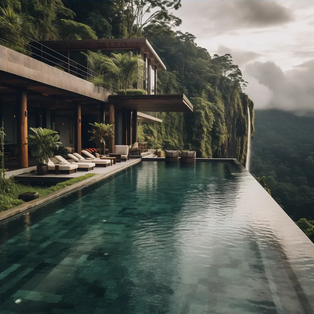 Infinity pool waterfall - Image 4