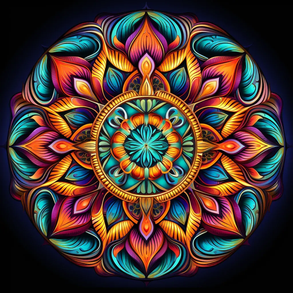 Harmony in Complexity: Mandala Art