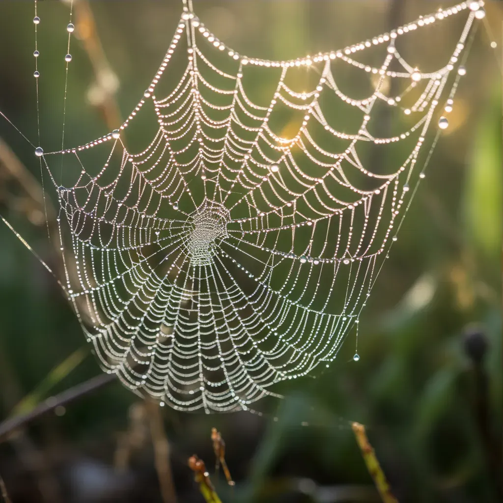 dewy spider web - Image 3