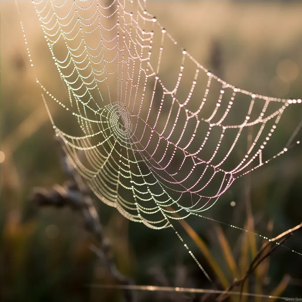 dewy spider web - Image 4