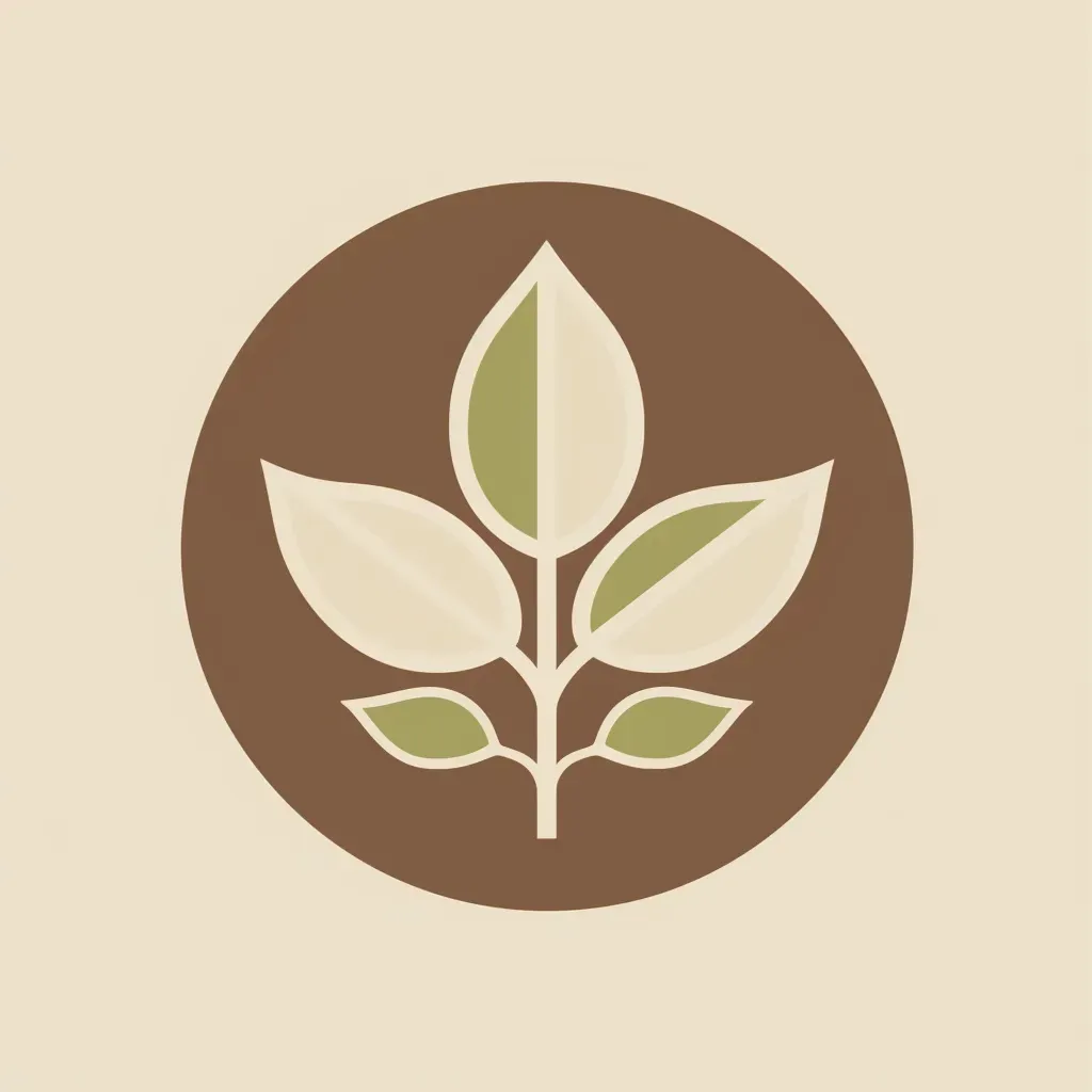 Nature-inspired logo for a green investment fund with a plant icon in green and brown - Image 3