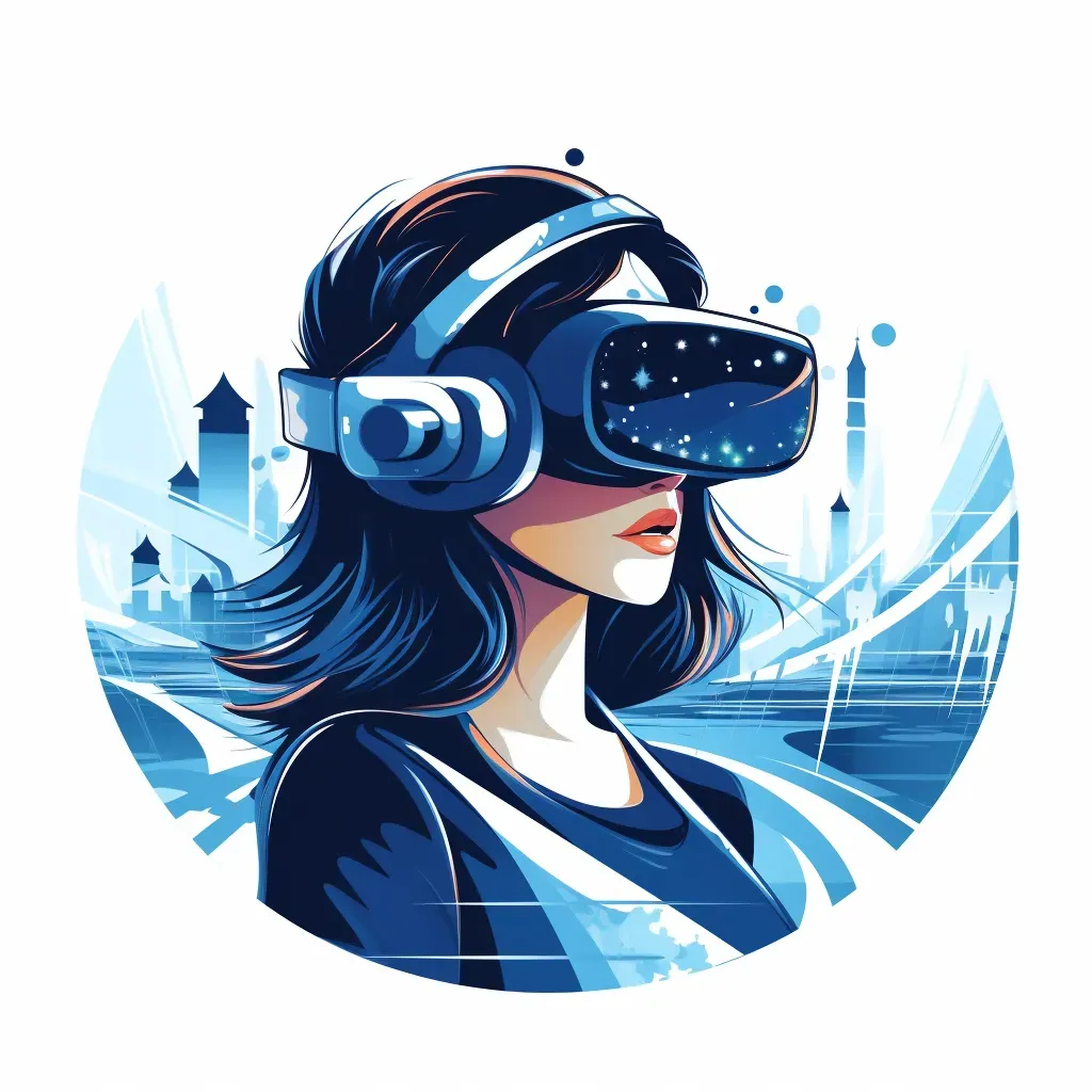 Virtual Reality World Logo