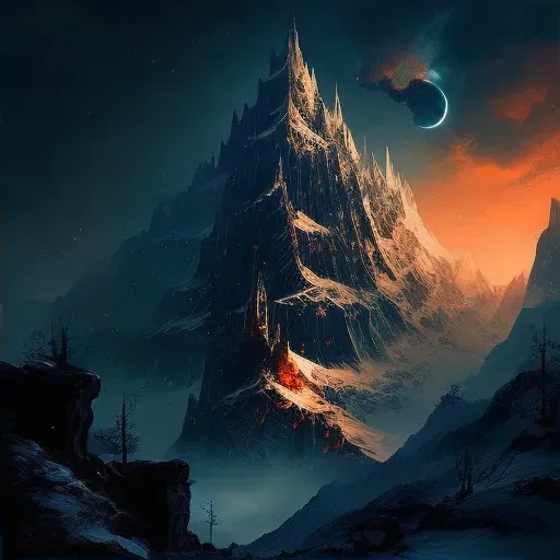 Mysterious mountain revealing cosmic secrets in dreams - Image 2