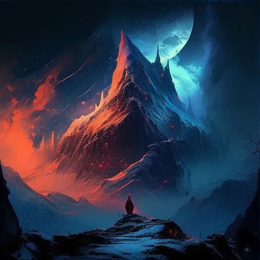 Mysterious mountain revealing cosmic secrets in dreams - Image 3