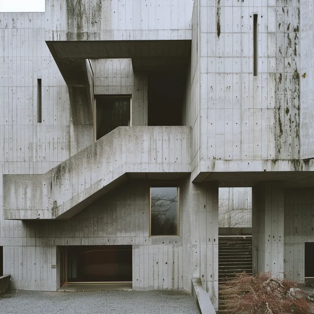 Textural concrete brutalism - Image 2