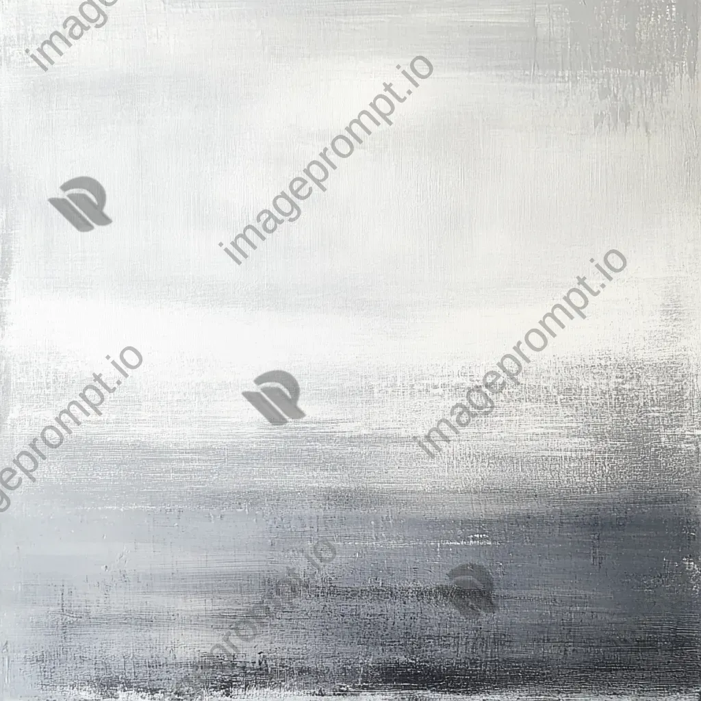 Minimalist abstraction of a winter morning in cool greys and whites - Image 2