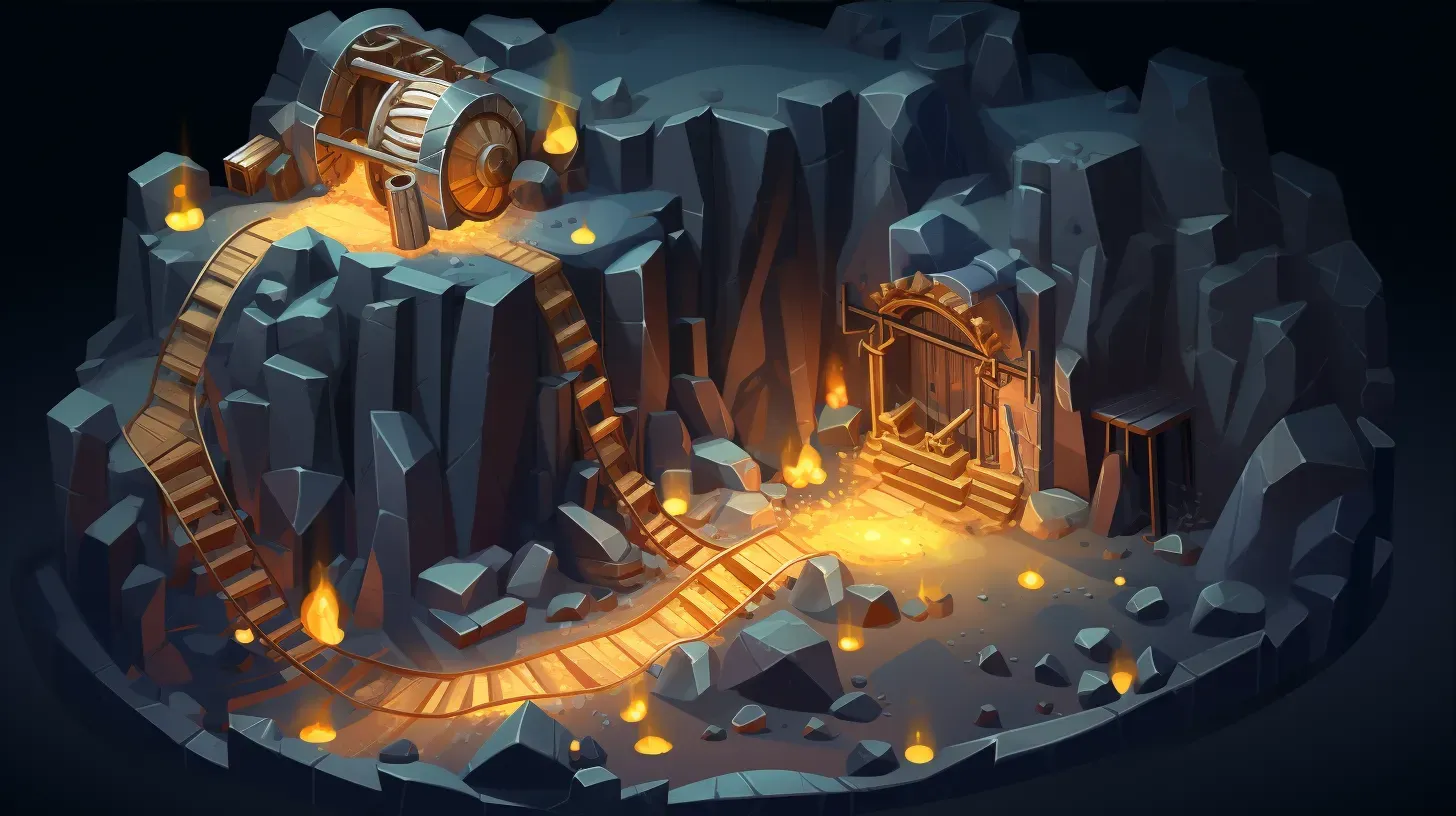 Low Poly Underground Mine