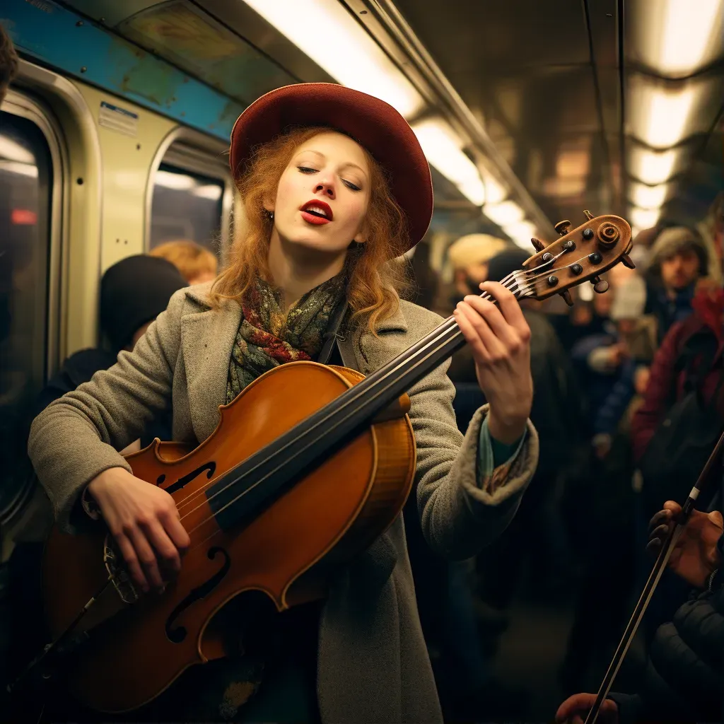 Underground subway performers - Image 1