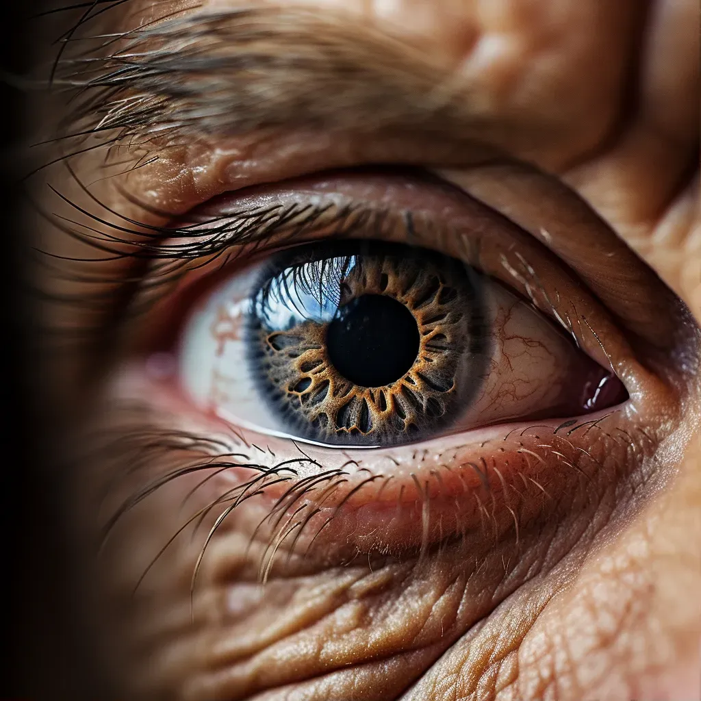 Elderly human eye close-up - Image 1