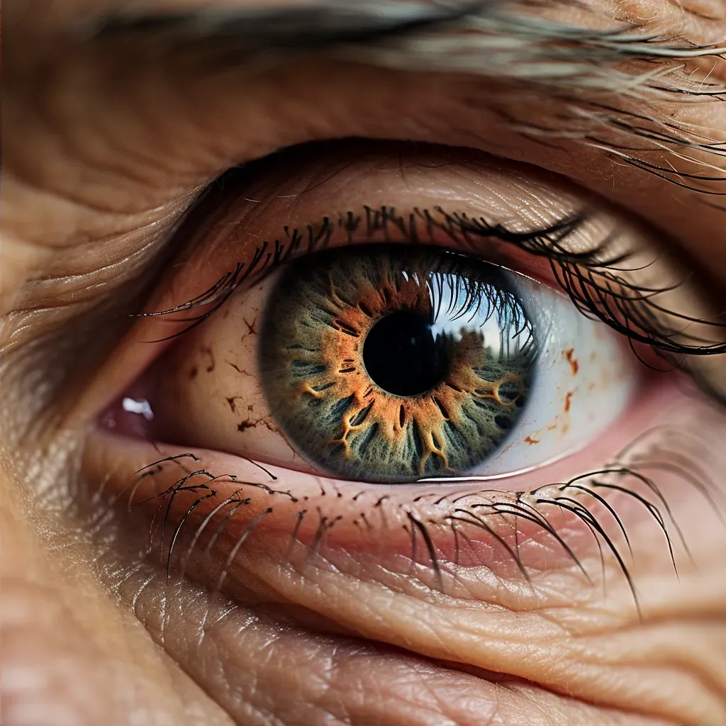 Elderly human eye close-up - Image 2