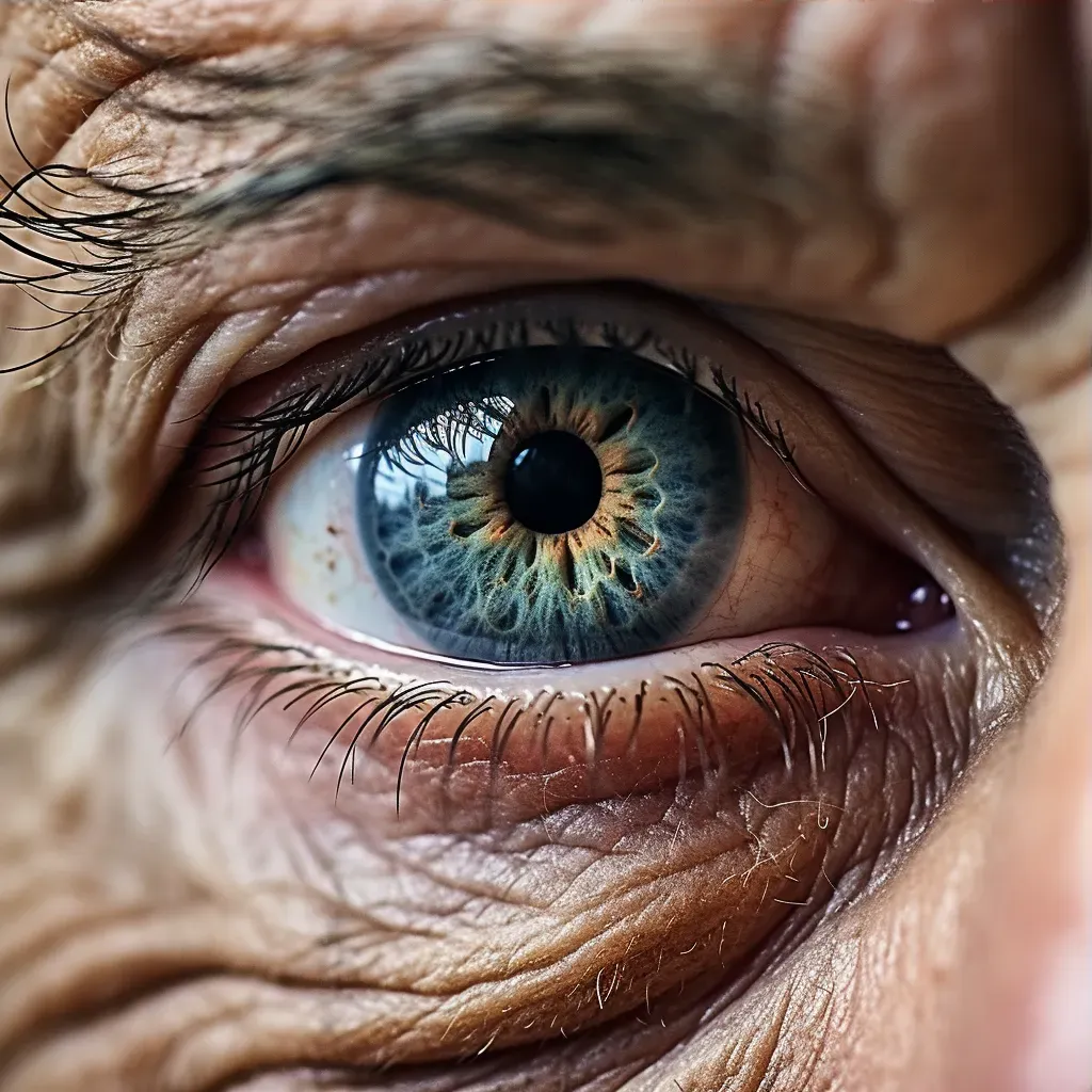 Elderly human eye close-up - Image 3