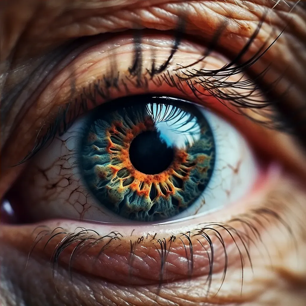 Elderly human eye close-up - Image 4