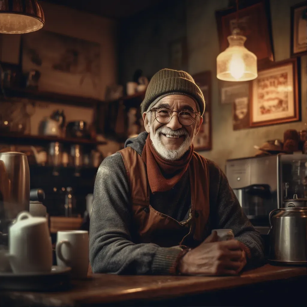 Quirky cafe owner - Image 1