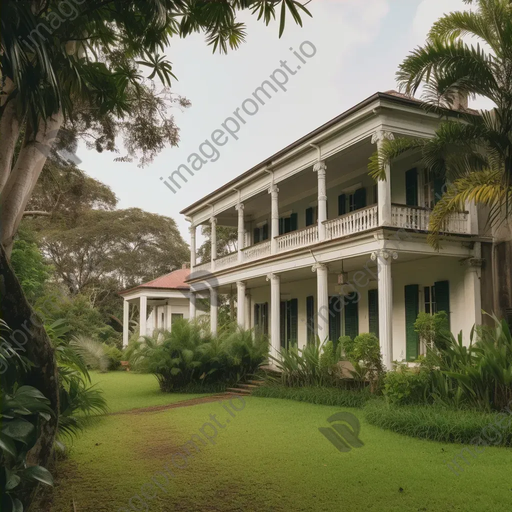 Colonial plantation house with white columns - Image 4