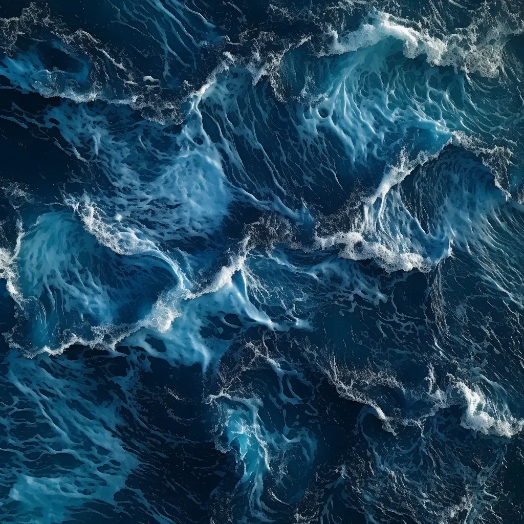 Wave Patterns at Sea