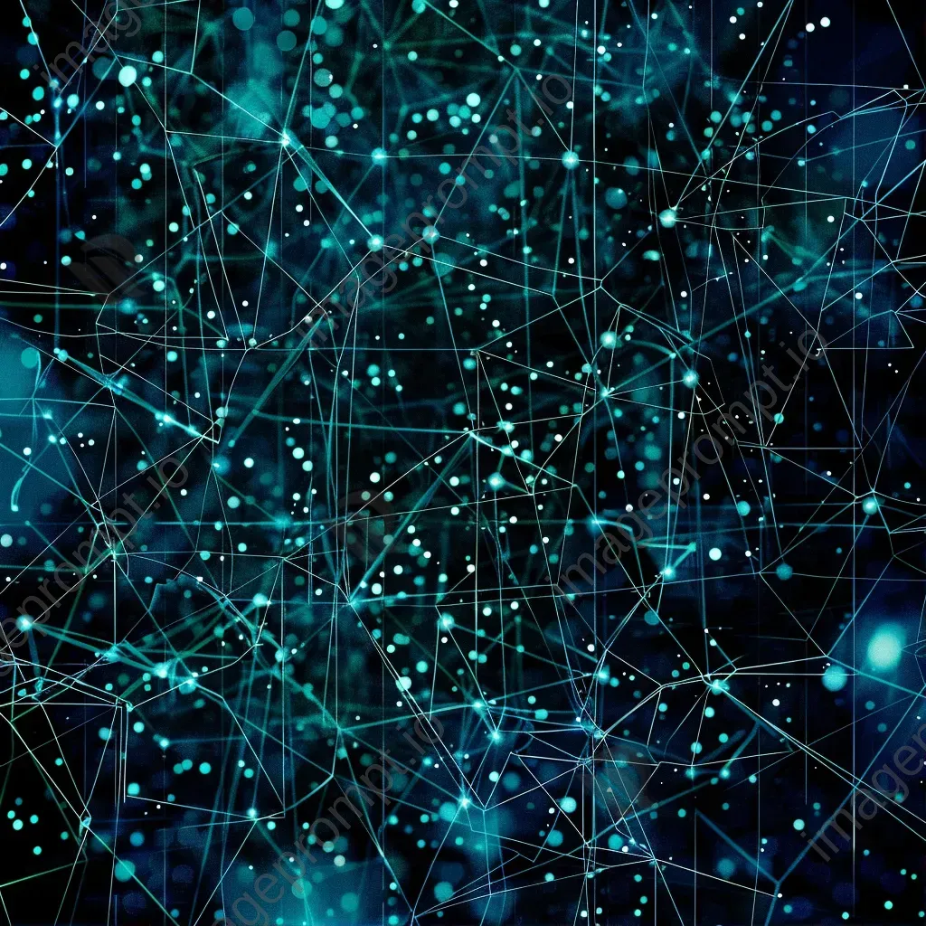 Abstract cyber security concept with intricate patterns - Image 1