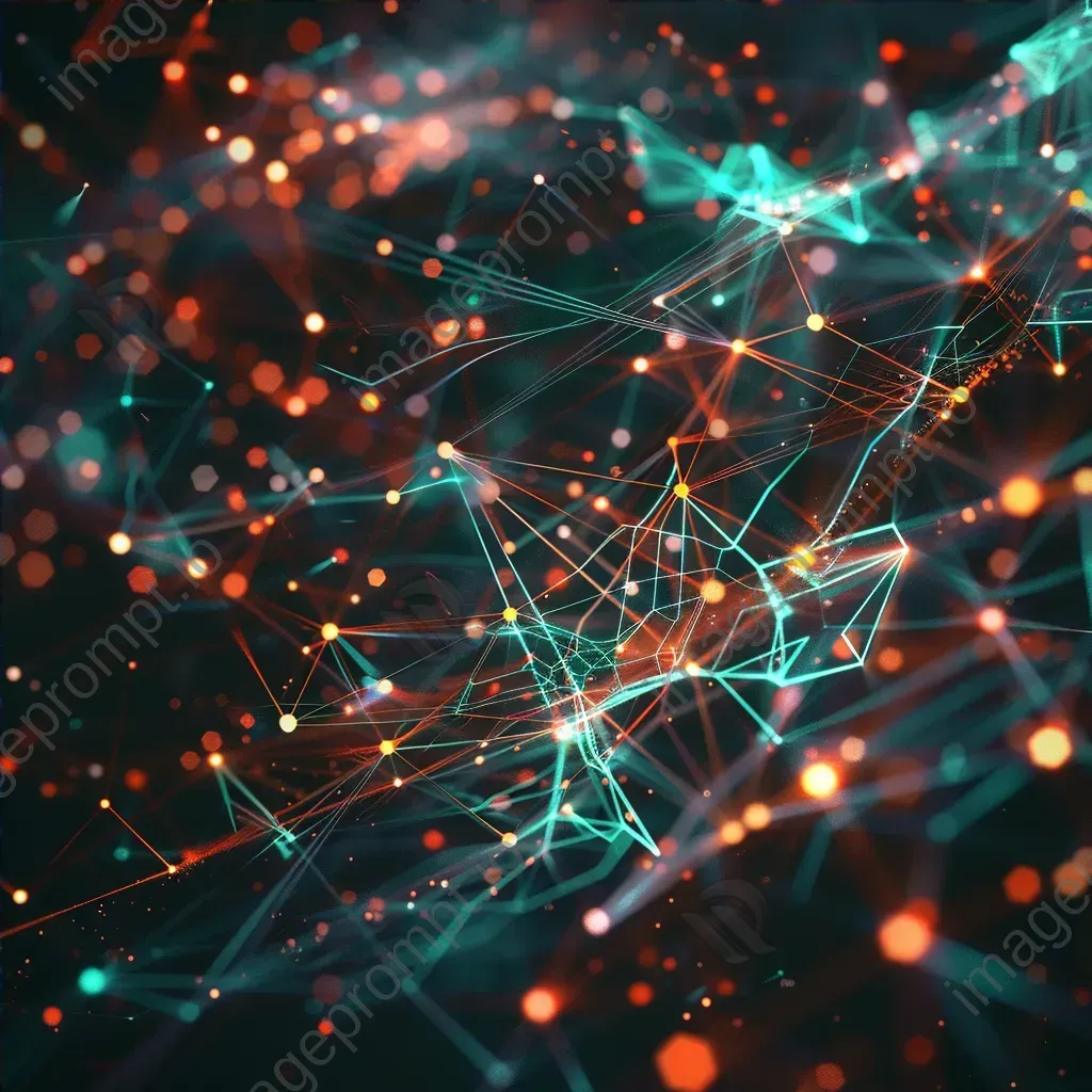 Abstract cyber security concept with intricate patterns - Image 4