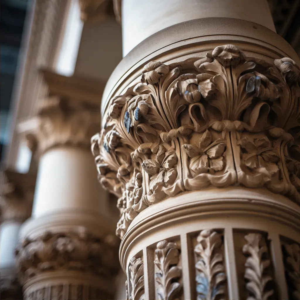 Sculptural column capitals - Image 2