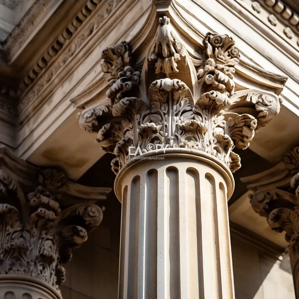 Sculptural column capitals - Image 3