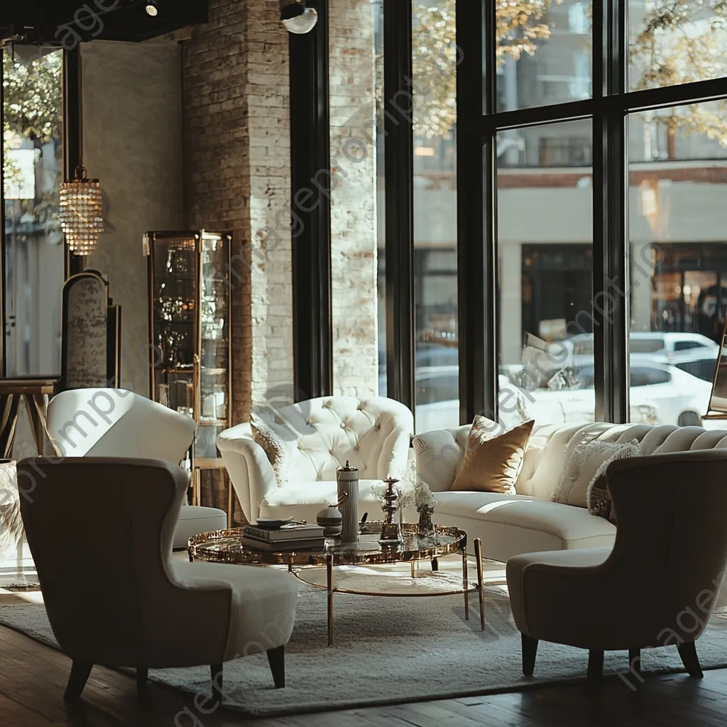 Interior of a luxury home decor store - Image 2