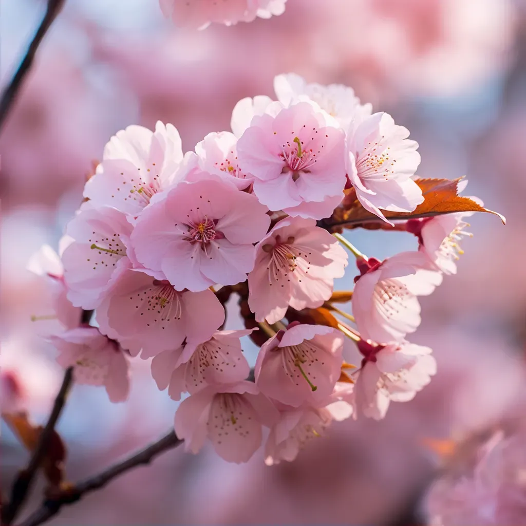 cherry blossoms close-up - Image 2