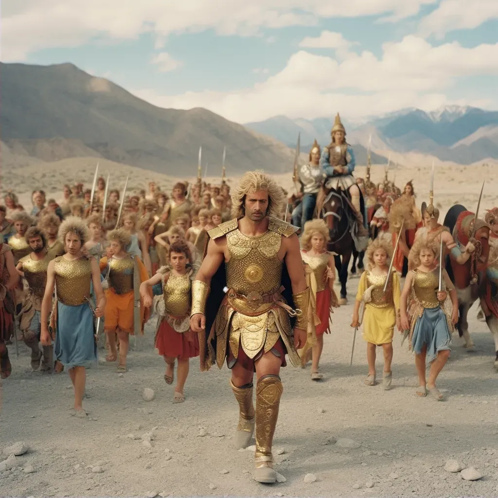 Alexander the Great leading his army in conquest - Image 2