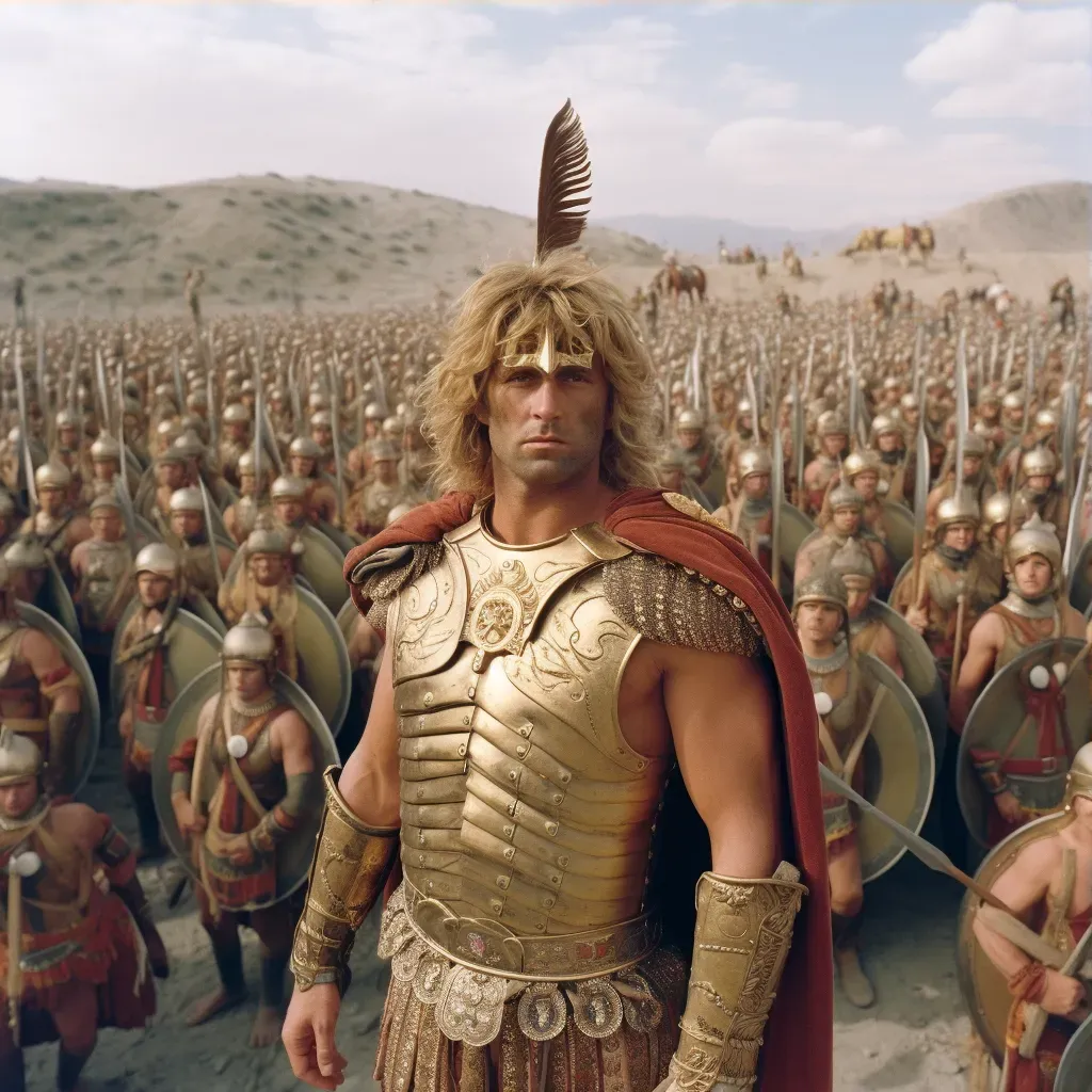 Alexander the Great leading his army in conquest - Image 3