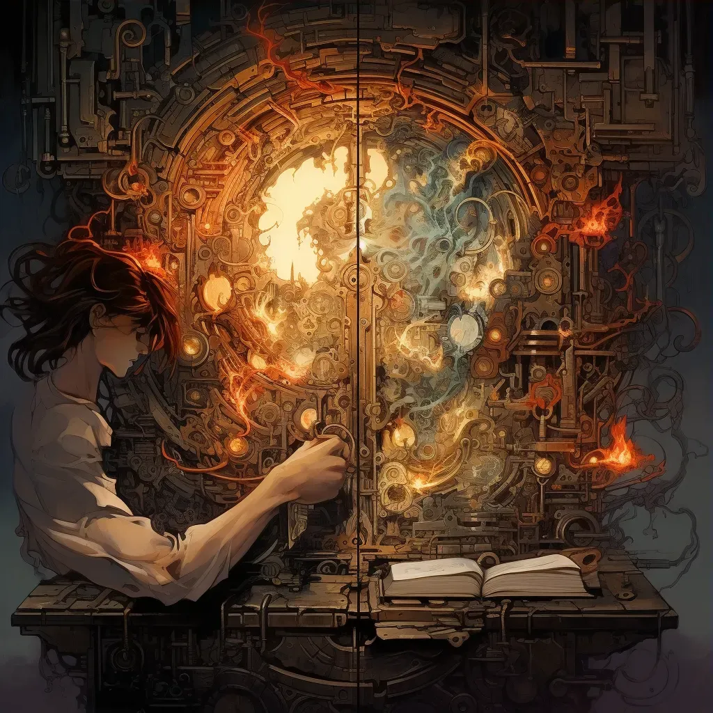 Key unlocking a book symbolizing access to knowledge and wisdom - Image 3