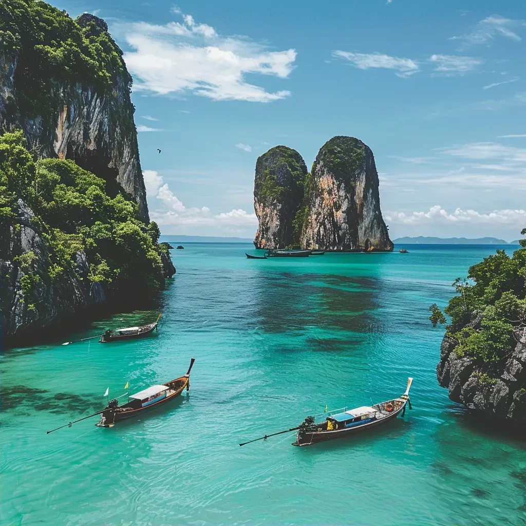 Thai longtail boat paradise - Image 2