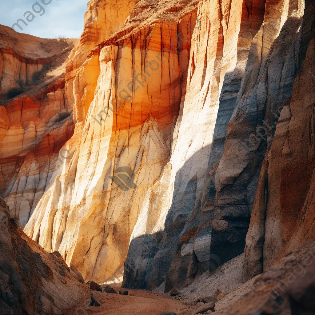 Close-up of canyon rock formations - Image 1