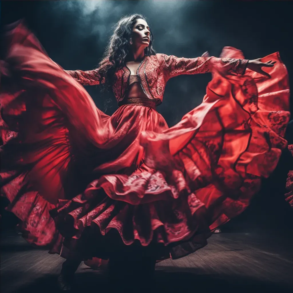 Spanish flamenco performance with passionate dancers - Image 4