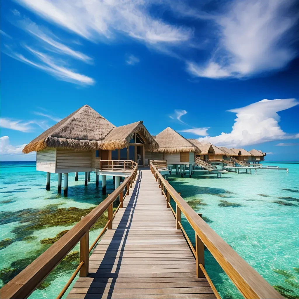 Maldives overwater bungalows - Image 2