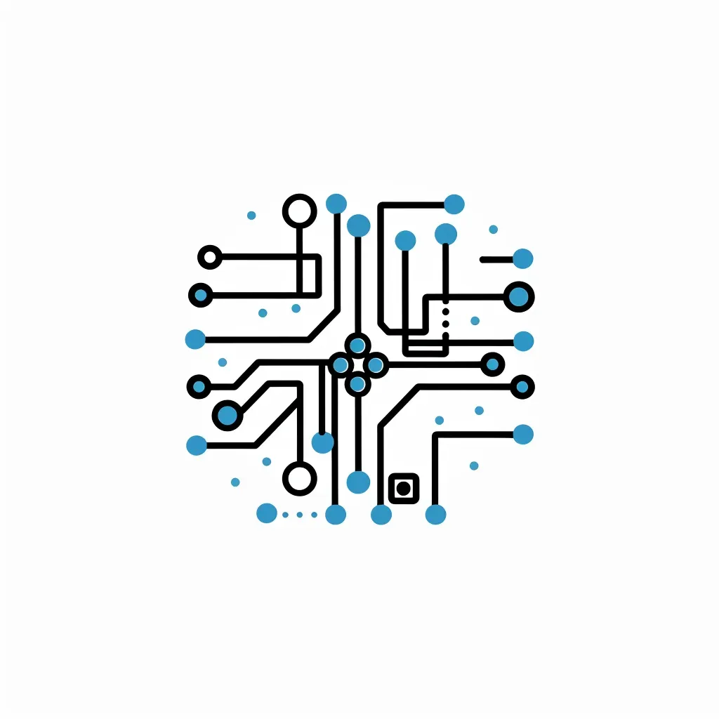 Tech company circuit board logo - Image 2