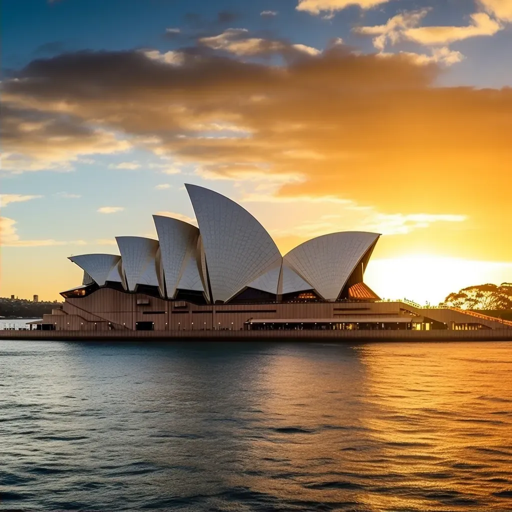 Sydney Opera House sunset - Image 2