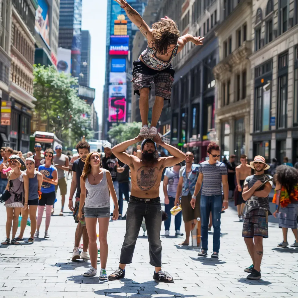 Acrobatic Street Duo