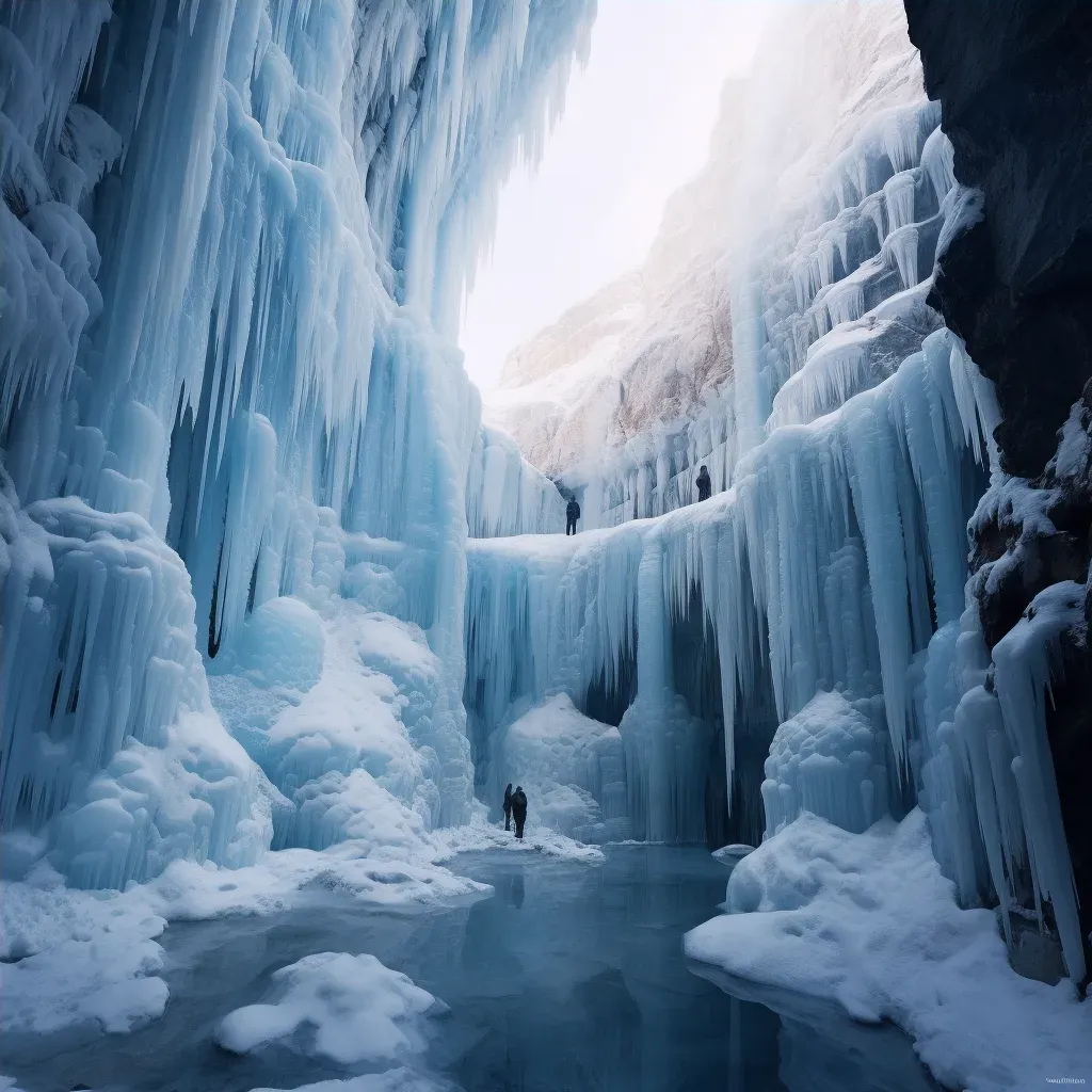 Frozen Waterfall Wonder