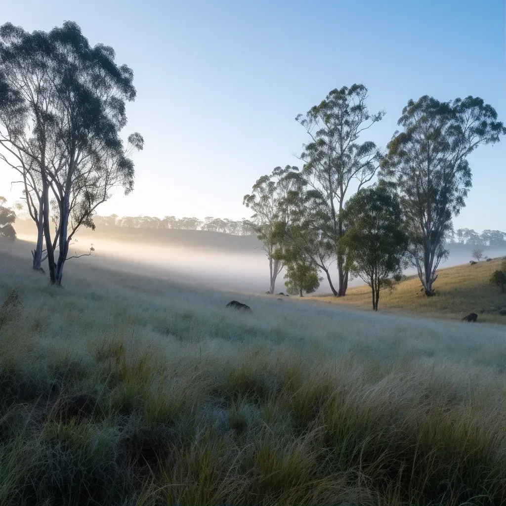 Blue misty hills - Image 1