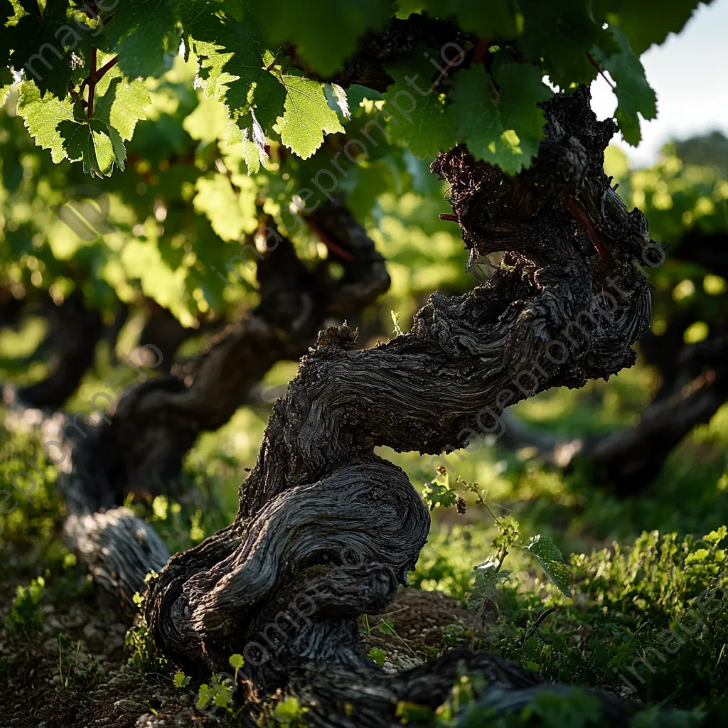 Ancient vine vineyard surrounded by greenery - Image 2