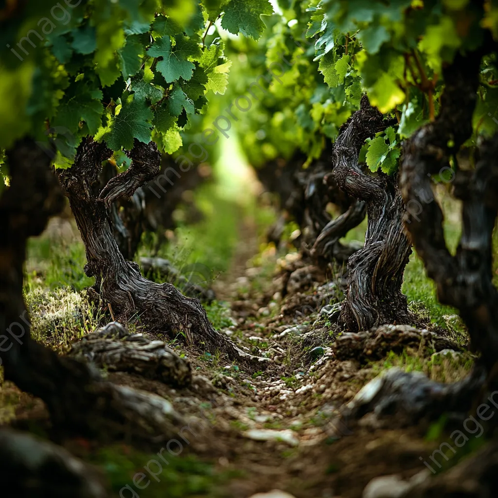 Ancient vine vineyard surrounded by greenery - Image 3