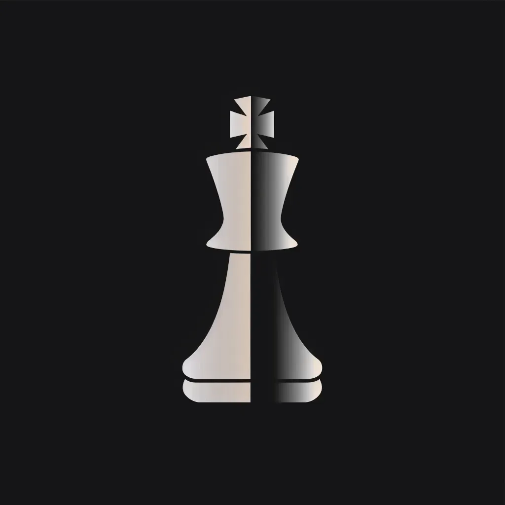 Chess Knight and Pencil Logo